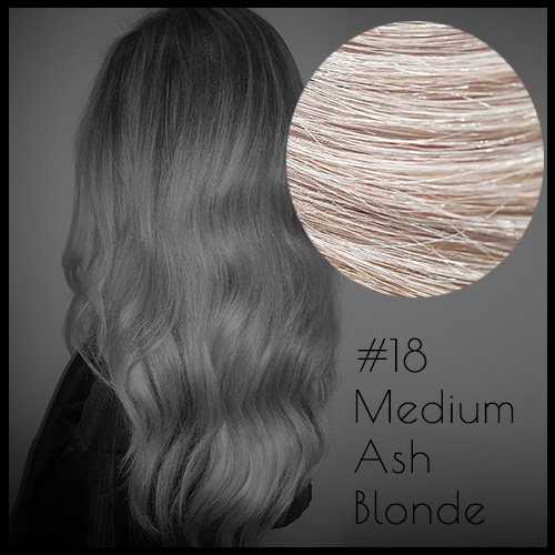 Seamless Clip In Hair Extensions Medium Ash Blonde 22inch Louvre