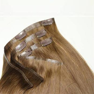 Seamless Clip In Hair Extensions Black 